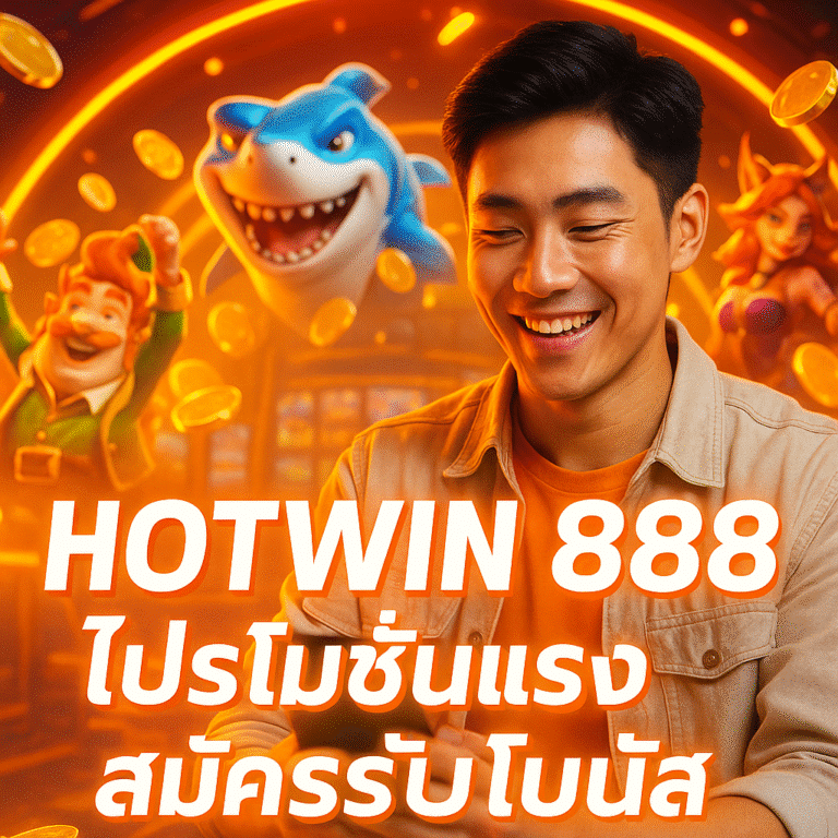 HOTWIN 888 โปรโมชั่นแรง สมัครรับโบนัส