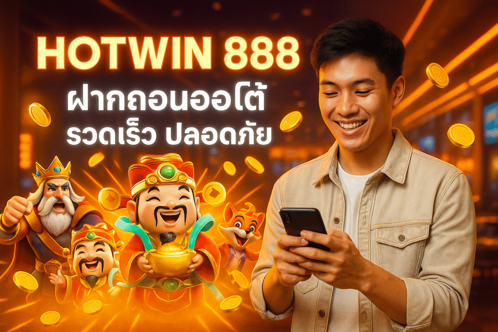 HOTWIN 888 ฝากถอนออโต้ รวดเร็ว ปลอดภัย