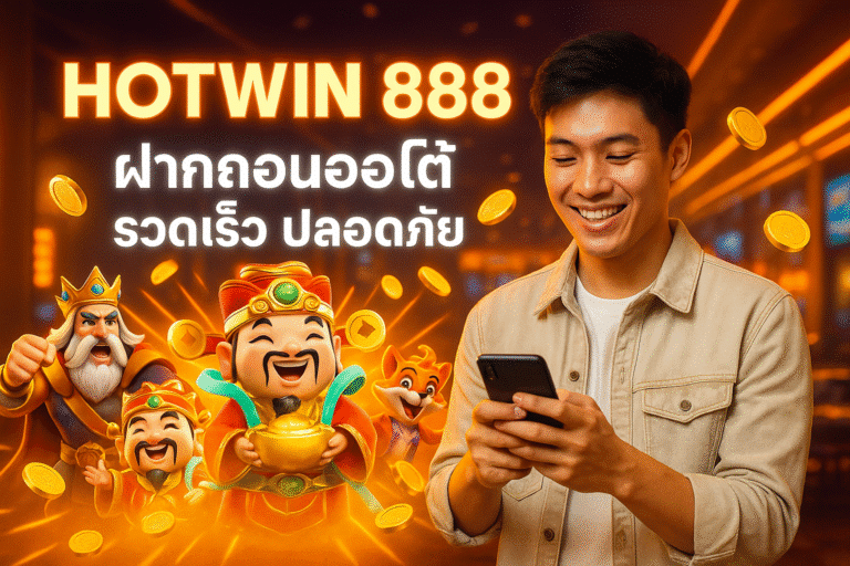 HOTWIN 888 ฝากถอนออโต้ รวดเร็ว ปลอดภัย