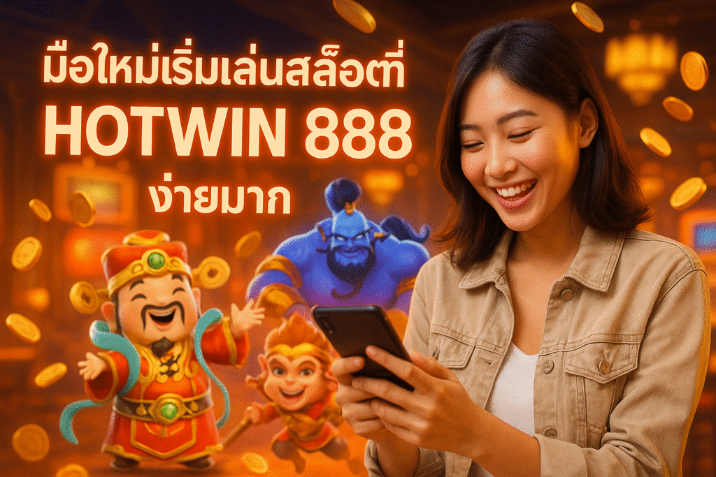 มือใหม่เริ่มเล่นสล็อตที่ HOTWIN 888 ง่ายมาก